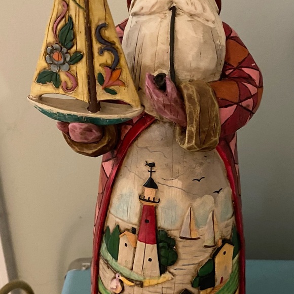 Jim Shore Heartwood Creek 2003 “A Ship Sails In Bearing Gifts” Nautical Santa - Picture 2 of 6